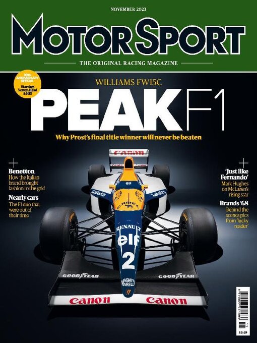 Title details for Motor Sport Magazine by Motorsport Magazine Limited - Available